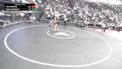 5A 140 lbs Quarterfinal - Maya Figueroa, Roy vs Elia Ransom, Northridge