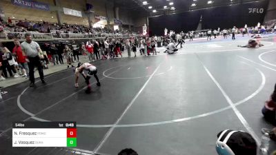 54 lbs Semifinal - Noah Fresquez, Pomona Elite vs Joaquin Vasquez, Duran Elite