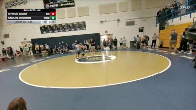 138 lbs Round 1 - Bryton Grant, Cody Middle School vs Samuel Johnson, Thermopolis Middle School