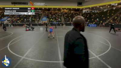 115 lbs Cons. Round 1 - Charley Duggan, Marion vs Isabella Kos, Decorah