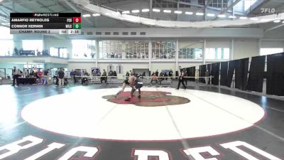133 lbs Champ. Round 2 - Connor Kerwin, Wilkes vs Amarfio Reynolds, Penn State Behrend