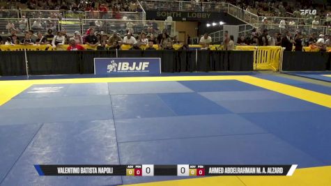 Valentino Batista Napoli vs Ahmed Abdelrahman M. A. Alzard 2025 Pan Kids Jiu-Jitsu IBJJF Championship