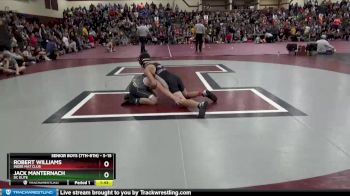 S-15 lbs Quarterfinal - Robert Williams, Indee Mat Club vs Jack Manternach, DC Elite