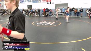 144 lbs Cons. Round 3 - Kaden Bush, North Pole Wrestling Club vs Ivan Shockley, Juneau Youth Wrestling Club Inc.