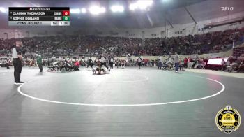 G6A-155 lbs Cons. Round 1 - Claudia Thomason, Shawnee-Girls vs Sophie Donaho, Broken Arrow-Girls