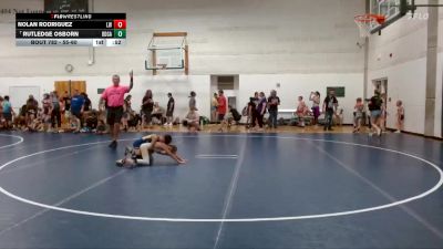 55-60 lbs 5th Place Match - Rutledge Osborn, Big Dog Grappling Academy vs Nolan Rodriguez, Legacy Wrestling
