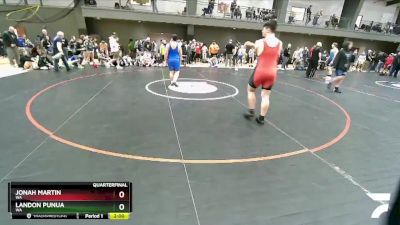 220 lbs Quarterfinal - Jonah Martin, WA vs Landon Punua, WA