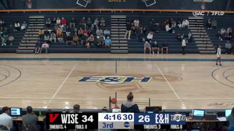 Replay: UVA Wise vs Emory & Henry | Nov 20 @ 5 PM