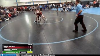 94-103 lbs Round 3 - Shaiden Casner, Cheyenne East vs Ridge Kayser, Eaton