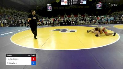 215 lbs Rnd Of 32 - Mason Koehler, IA vs William Bomba, ID