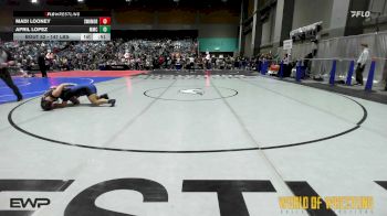 147 lbs Consi Of 4 - Madi Looney, Sweet Home vs April Lopez, Mustang Mat Club
