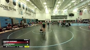 165 lbs Round 2 (3 Team) - Tyvon Nichols, Kelly Walsh vs Hunter Humphrey, Mead