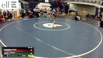 100 lbs. Cons. Round 2 - Makinze Hayes, Jefferson City vs Avery Adams, Centralia