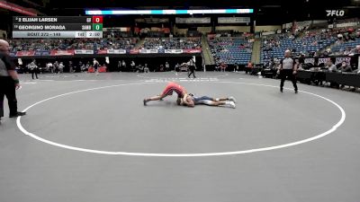 149 lbs Champ. Round 2 - Georgino Moraga, St. Ambrose vs 2 Elijah Larsen, Grand View