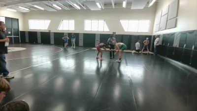 117-128 lbs Quarterfinal - Ainga Hill, Fort Washakie Middle School vs Krystal Flom, Lander Middle School