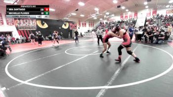 155 lbs Cons. Round 5 - Michelle Flores, Rio Mesa vs Mia Santiago, Lawndale