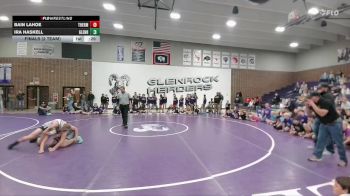 138 lbs Finals (2 Team) - Ira Haskell, Glenrock Intermediate Middle School vs Bain Lahoe, Thermopolis Middle School