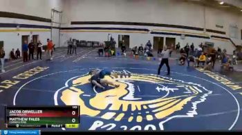 149 lbs Cons. Round 3 - Matthew Fales, Cornerstone vs Jacob Orweller, Siena Heights