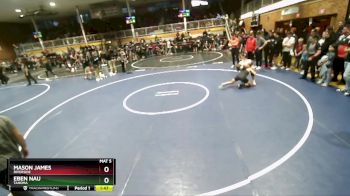 132 lbs Cons. Round 2 - Mason James, Riverside vs Eben Nau, Tahoma