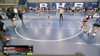 80 lbs Cons. Round 2 - Nolan Elliott, Northside Wrestling Club vs Axel Harmon, Top Of Utah