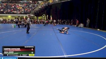 85 lbs Quarterfinal - Harper Hamacher, Pursuit Wrestling Minnesota vs Reed Rider, Moen Wrestling Academy