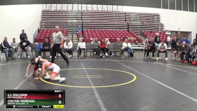 75 lbs Quarterfinals (8 Team) - J.J. Sullivan, Mat Assassins vs Colton Wiseman, Indiana Outlaws