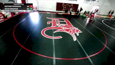215 lbs Round 3 - Julian Esquivias, Warren vs Matthew Rodriguez, Downey High School