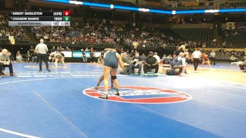 170 Class 2 lbs Quarterfinal - Emery Singleton, Lafayette (Wildwood) vs Chandni Banks, Timberland