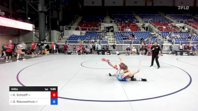 94 lbs Cons 16 #2 - Kellen Schoeff, IN vs Dylan Nieuwenhuis, MI