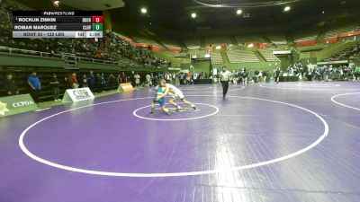 122 lbs Round Of 32 - Rocklin Zinkin, Buchanan vs Roman Marquez, Clovis