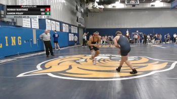 184 lbs Round Of 16 - Roman Martinez, Wesleyan vs Aaron Foley, Southern Maine