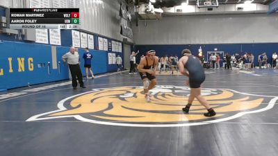184 lbs Round Of 16 - Roman Martinez, Wesleyan vs Aaron Foley, Southern Maine