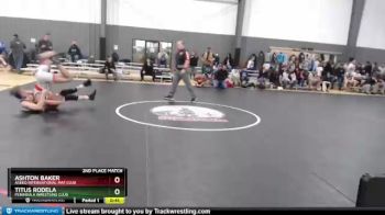 138 lbs 2nd Place Match - Ashton Baker, Askeo International Mat Club vs Titus Rodela, Peninsula Wrestling Club