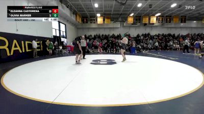 190 lbs Champ. Round 1 - Eleahna Castorena, Diamond Bar vs Olivia Marker, Santiago (Corona)