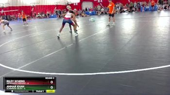 120 lbs Round 3 (6 Team) - Riley Scherg, Weyauwega-Fremont vs Ammar Khan, Glenbrook South