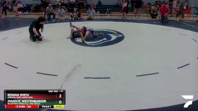 77 lbs Round 1 - Rowan Smith, Ground Zero Wrestling vs Maddox Westenbarger, Blackman Freestyle And Greco