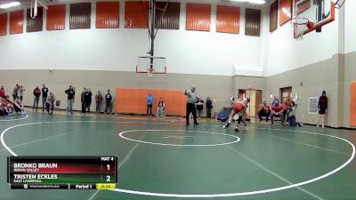 113 lbs Cons. Round 5 - Bronko Braun, Indian Valley vs Tristen Eckles, East Liverpool