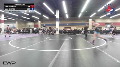 157 lbs Round Of 32 - Thales Rivas, Tom Eagle Wrestling Academy vs Mac Shafer, Cowboy/Cowgirl Wrestling Club