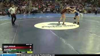 140 lbs Semifinal - Kiera Aguilar, Minot vs Jeannie Keller, South Border