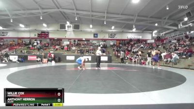 285 lbs Champ. Round 1 - Anthony Herron, Allen vs Willie Cox, Montevallo