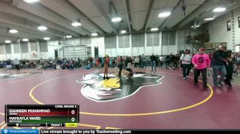 130 lbs Cons. Round 2 - Dahneen Muhammad, Sierra vs Maykayla Ward, Berthoud