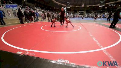 43 lbs Quarterfinal - Cole Terrell, F-5 Grappling vs Uhdory Holmes, Stl Warriors