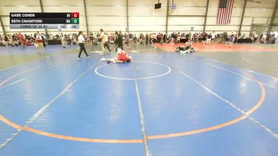 145 lbs Consi Of 32 #1 - Gabe Cohen, NY vs Seth Crawford, MD
