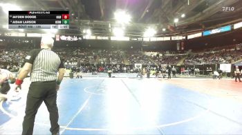 138 lbs Champ. Round 3 - Jayden Dodge, Nampa vs Aidan Larson, Hermiston Oregon