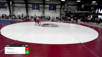 133 lbs Quarterfinal - Chris DeRosa, New England College vs Gianni Manginelli, Springfield