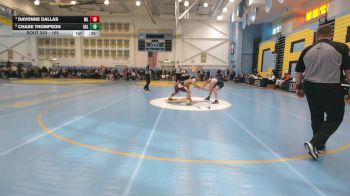 165 lbs Cons. Round 2 - Davonne Dallas, Milford Senior vs Chase Thompson, Salesianum