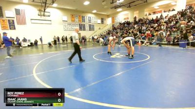 190 lbs Cons. Round 2 - Roy Perez, California vs Isaac Jaang, Calvary Chapel (Downey)