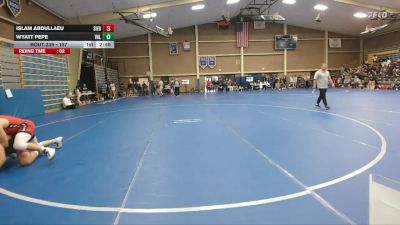 157 lbs Cons. Round 3 - Islam Abdullaeu, Sierra College vs Wyatt Pepe, Valiant