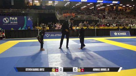 Abimael Birriel Jr vs Steven Gabriel Ortiz 2025 Pan Kids Jiu-Jitsu IBJJF Championship