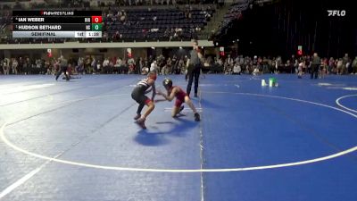 80 lbs Semifinal - Hudson Bethard, North Scott vs Ian Weber, Ringers